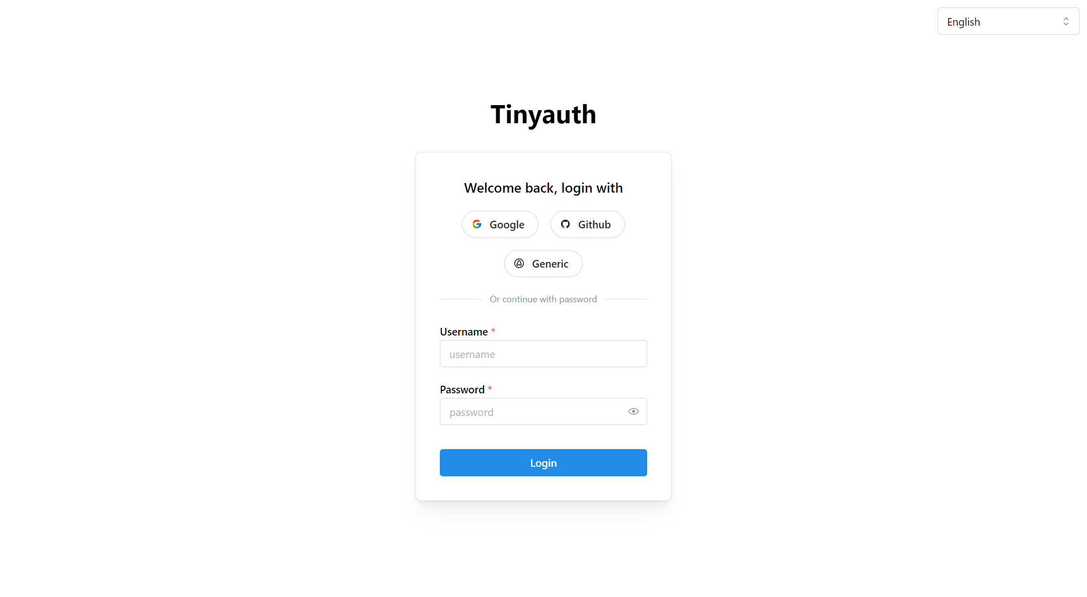 Login