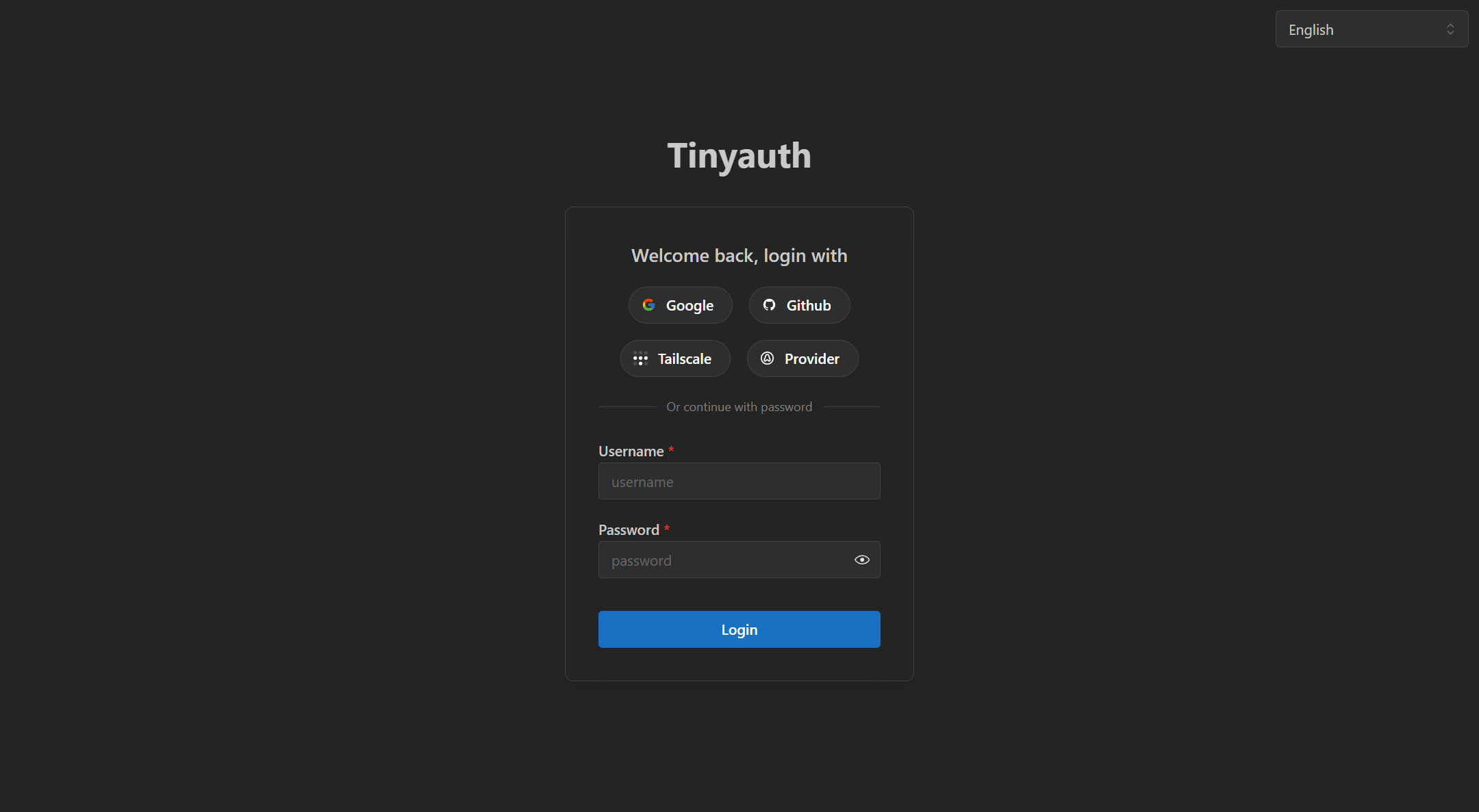 Login